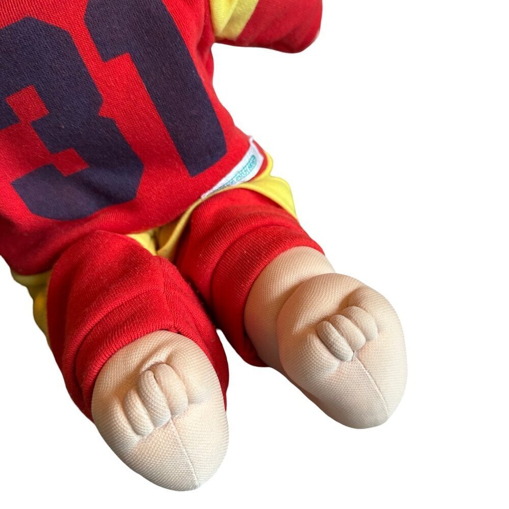 Cabbage Patch Doll Xavier Roberts Signed Bald Boy Football Outfit Collectible - Picture 7 of 10